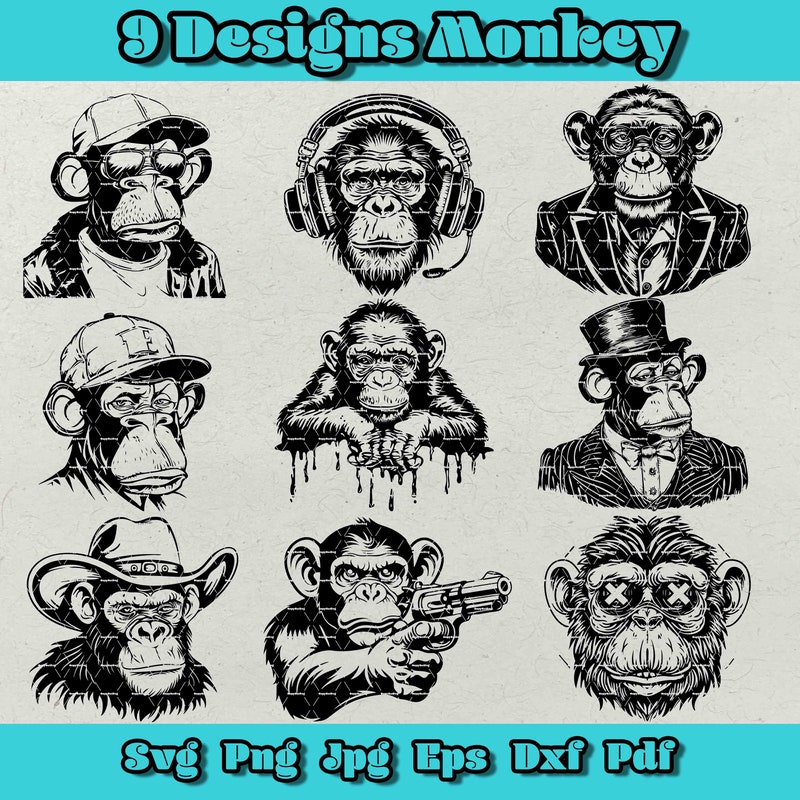 Middelvinger aap - Etsy Nederland