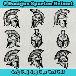 Spartan Helmet Svg Bundle, Spartan vector, Spartan Helmet svg, warrior svg, Gladiator Svg , Warrior Helmet Svg , Sparta Rome Gladiator png