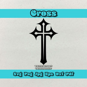 Croce SVG, Croce della Fede SVG, Cristiano SVG, Croci SVG, Religioso SVG, File di taglio Cricut, Clip Art vettoriale, Croce artistica, Download digitale