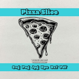 Pizza slice SVG, fastfood, pizza pepperoni, eten SVG, ik hou van pizza, pizza clipart, pizza party, klein commercieel gebruik, digitale download png