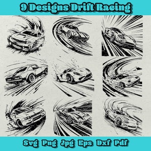 Drift Racing Svg Bundle, JDM Car Bundle, Legend Japanese Cars Svg, Drift Car Design Svg, Tuning Japan Car Png,Car Silhouette,Asian Drift Car