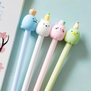 4pcs Sumikko Gurashi Anime Gel Ink Pens...So Cute