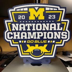 Caixa de Luz dos Campeões Nacionais de Michigan