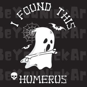 Ho trovato questo omero in formato SVG, PNG, Halloween Svg, Bone Joke Svg, Divertente Halloween, Divertente Fantasma Svg, Cricut, Taglia File, Clipart, Disegni Silhouette