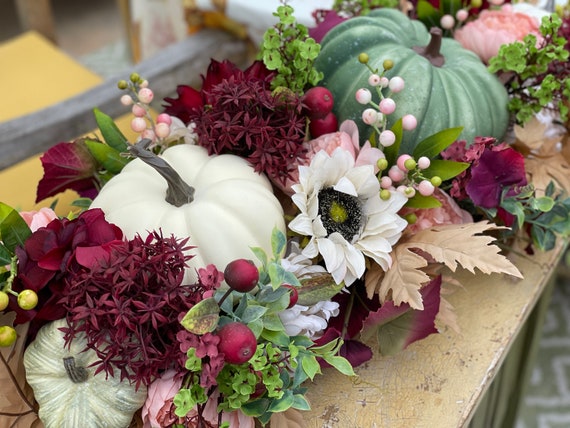 XL Fall Centerpiece, Fall Centerpiece, Centerpiece for Table, Thanksgiving centerpiece Autumn Centerpiece,Pumpkin Centerpiece, Centerpiece,