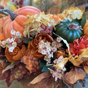 Fall Centerpiece for Table, Fall Centerpiece, Pumpkin Centerpiece, Best Seller, Fall Arrangement for Table, Table Centerpiece, Thanksgiving
