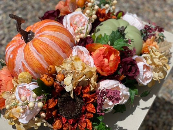 Large Fall Centerpiece, Fall Centerpiece for Dining Table, Autumn Centerpiece Best Seller, Thanksgiving Centerpiece, Fall Arrangement,