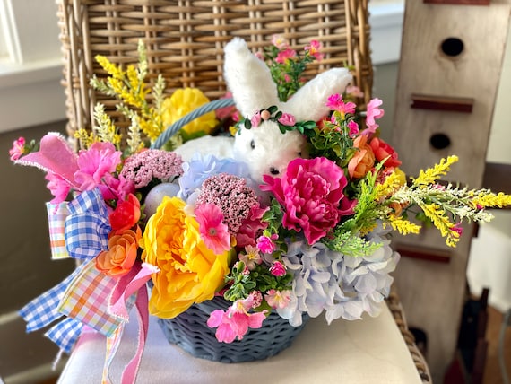 Easter Centerpiece, Easter Table Arrangement, Easter Arrangement, Arrangement for Table, Spring Centerpiece, Bunny Centerpiece, Spring