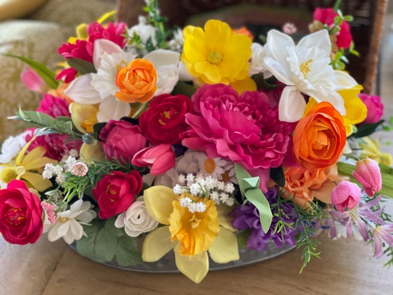 Centerpiece, Everyday Centerpiece, Large Centerpiece, Table Arrangement, Floral Centerpiece, Centerpiece for Table