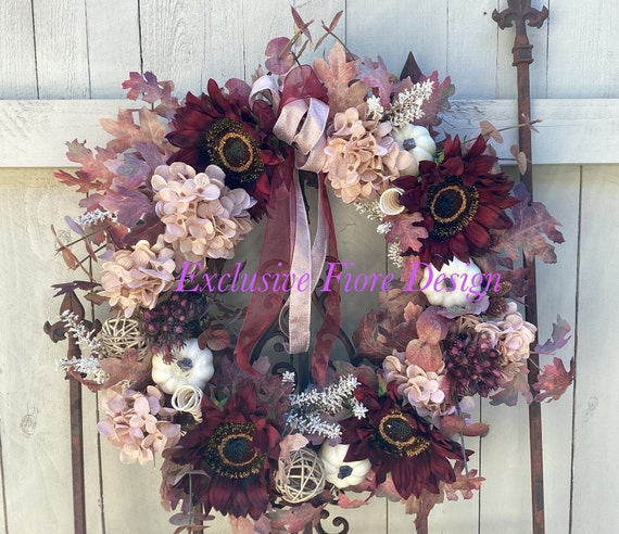 Fall Wreaths, Fall Wreath for Front Door, Front Door Wreath, Fall Decor, Front Door Wreath, Pumpkin Wreaths, Sunflower Wreaths, Fall