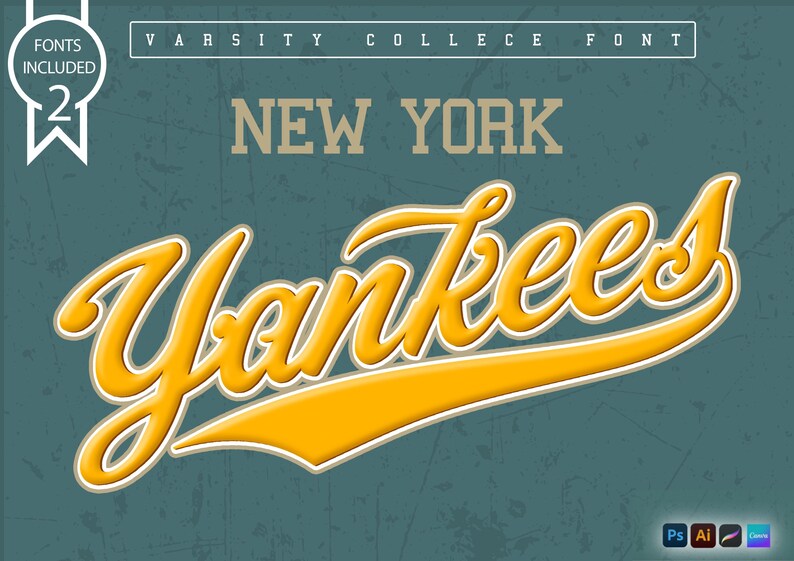 Old Varsity Font Sport Font Football Font Baseball Font Soccer Font ...