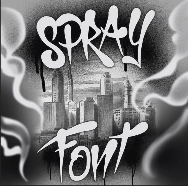 Chicano Font | Cholo Graffiti Tattoo Lettering Digital Download SVG ...