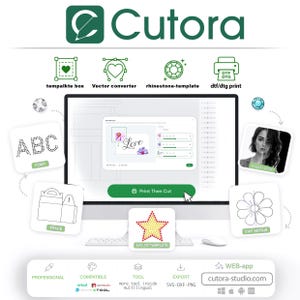 Vektorgrafik-Vorlagensoftware, Bild-zu-Vektor-Ebene, Bild-zu-Strassstein-Vorlage für Kleinunternehmen, Bastler und Heimwerker – benutzerfreundliche App.