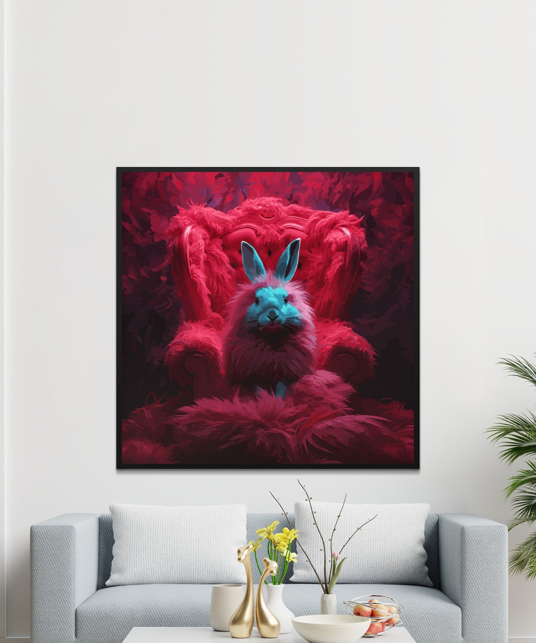 Wall Prints Animals Neon PRINTABLE ART Animal Art Poster Etsy