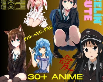 30+ Anime Png für Shirts | Anime Clipart | Anime Pakete | png Hd | Premium Anime Vektor-Dateien | Anime Dtf Transfer | Anime Png-Bundle