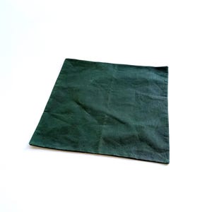 Waxed canvas sit pad, ground mat, camping dog bed