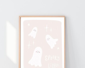 Spooky Little Babe Print: Halloween Nursery Wall Art