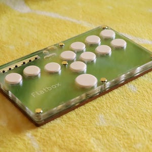 Custom Wood and Acrylic Flatbox Hitbox Controller