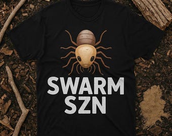 SWARM SZN Watercolor Minimalist Termite T-Shirt, Funny Insect Lover Tee, Pest Control Gift, Unique Termite Graphic Shirt