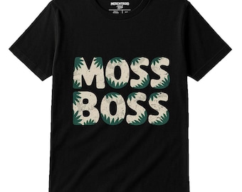 MOSS BOSS Retro Vintage 60s T-Shirt, Rainforest Lover Shirt, Wildlife Enthusiast Tee, Perfect Gift for Nature Lovers, Jungle Inspired