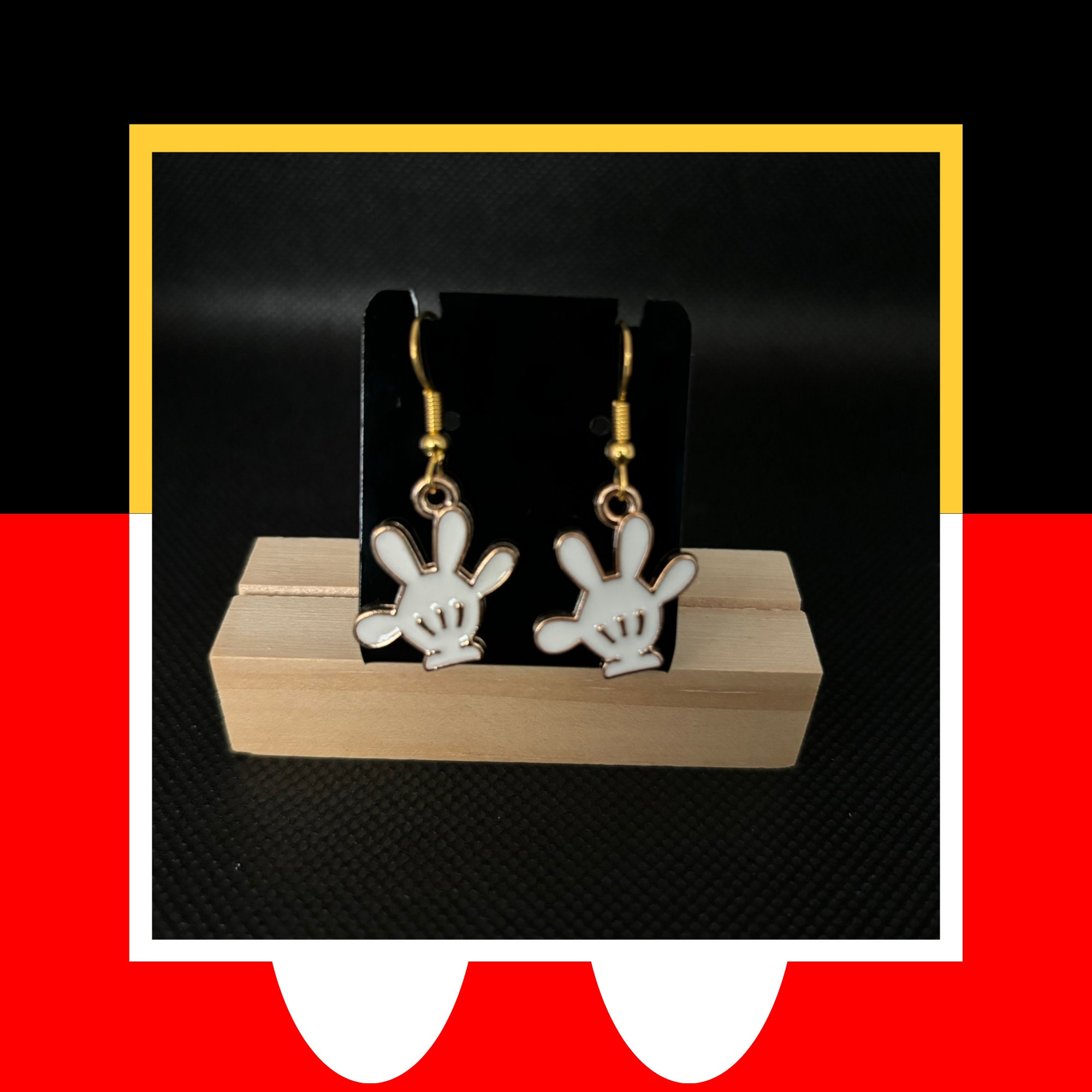 Mickey pearl deals earrings