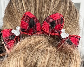 Mickey Mouse stacked bows