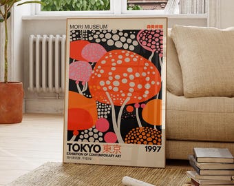 草間彌生 - 「ポートレート」美術館展示オリジナルポスター - Etsy 日本