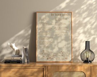 In Your Love - Tyler Childers Wall Art, Home Decor, Digital Download