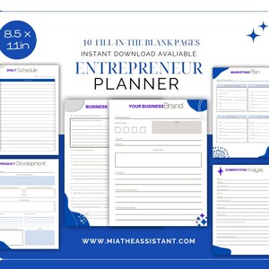 Planificador de negocios mensual semanal diario, Organizador de propietarios de negocios, Regalo para emprendedores, Gestión del tiempo, Planificador de negocios Planificador de emprendedores