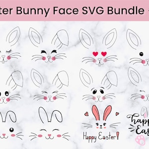 Faccia di coniglio jpeg, png e svg faccia di coniglio pasquale svg, faccia di coniglio svg, faccia di coniglio cricut svg, bella faccia di coniglio svg, faccia di coniglio coniglio
