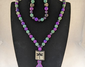 Mala Necklace & Bracelet Set - Abundant Luck