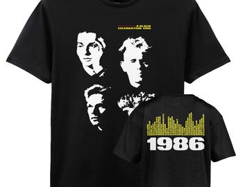 Depeche mode EUROPE 1986 tour, unisex t-shirt