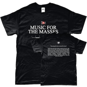 Depeche Mode Musik für die Massen Tour 1987-88 Tshirt