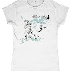 Depeche mode Damen T-Shirt aus der 80er Jahre Vintage Designs