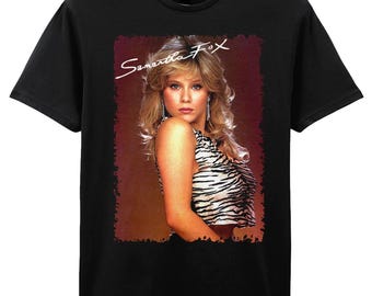 Samantha Fox vintage design unisex t-shirt