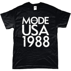 Depeche Mode USA 1988 Unisex T-Shirt mit klassischem Design