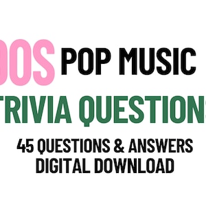 90s music quiz questions, 90s music trivia questions and answers