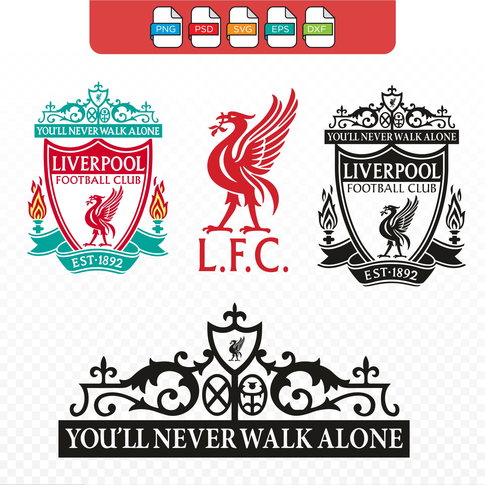 Liverpool logo svg Etsy Portugal