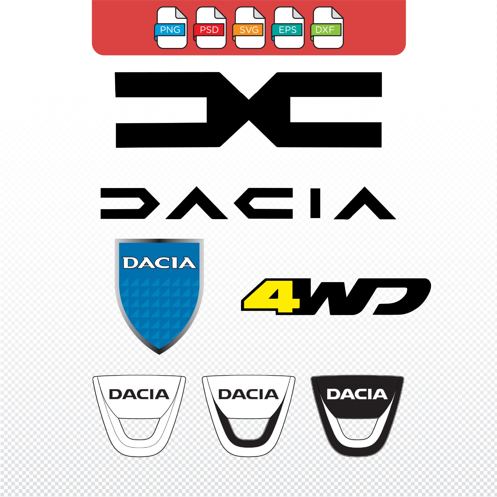 Dacia Neues Logo Schlüsselgehäuse Cover