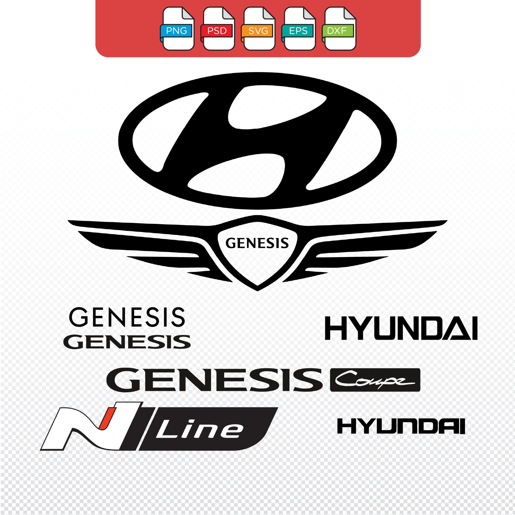 Hyundai Svg Png Dxf Cricut File Svg Bundle Sticker Cricut - Etsy