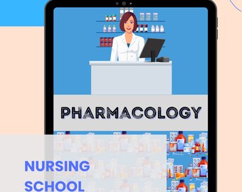 Pharmacology for Nursing School | Nursing pdf Notes | Nursing Guide | 2023 Edition | Med Sug Notes | Instant download | Digital Download