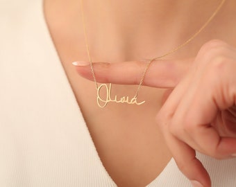 14K Gold Name Necklace, Custom name necklace,Gold name necklace,Graduation, Birthday gift, Personalized gift, Gift for her,Unique gift