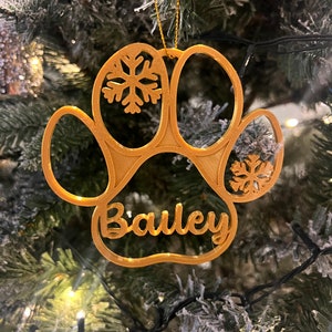 Gepersonaliseerde kerstbal - kerstbal - ornament - kerstcadeau - hond gepersonaliseerde kerstbal - hondenbal - huisdier - kerstbal - huisdierornament