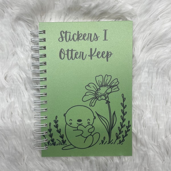 Reusable Sticker Book-A6 | sticker | cute | gifts for her | sticker collection | otter