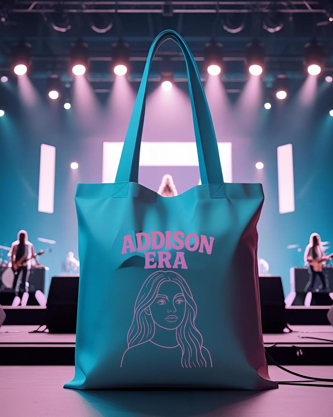 Addison Rae Era Neon Glow Graphic | Trendy Pop Music Inspired T-shirt ...