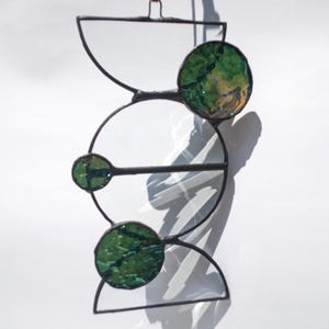 Art Deco / Mid-Century Modern Suncatcher