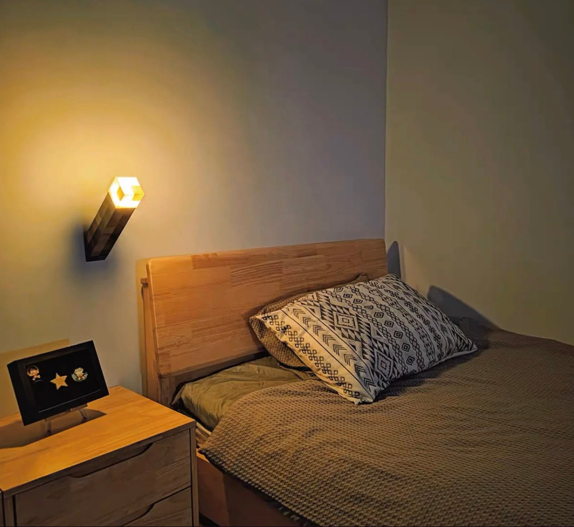 Minecraft Jeu Torche Lampe Led Night Light Chambre Decor Cadeau