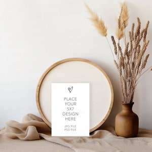 5x7 Einladung Mockup, Hochzeit minimalistische Einladung Mock Up, Boho Grußkarte, PSD JPG Dateien, 5x7 Karten Mock-Up, Karten Mockups Smart Objekt