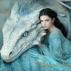 Enchanted Moments 2026 Fantasy Calendar: Dragons, Fairies, Angels (9x12 Print Edition)
