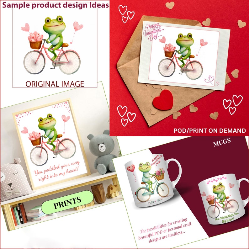 Valentine's Day Elves, Watercolor-style Images, High-quality Jpegs ...